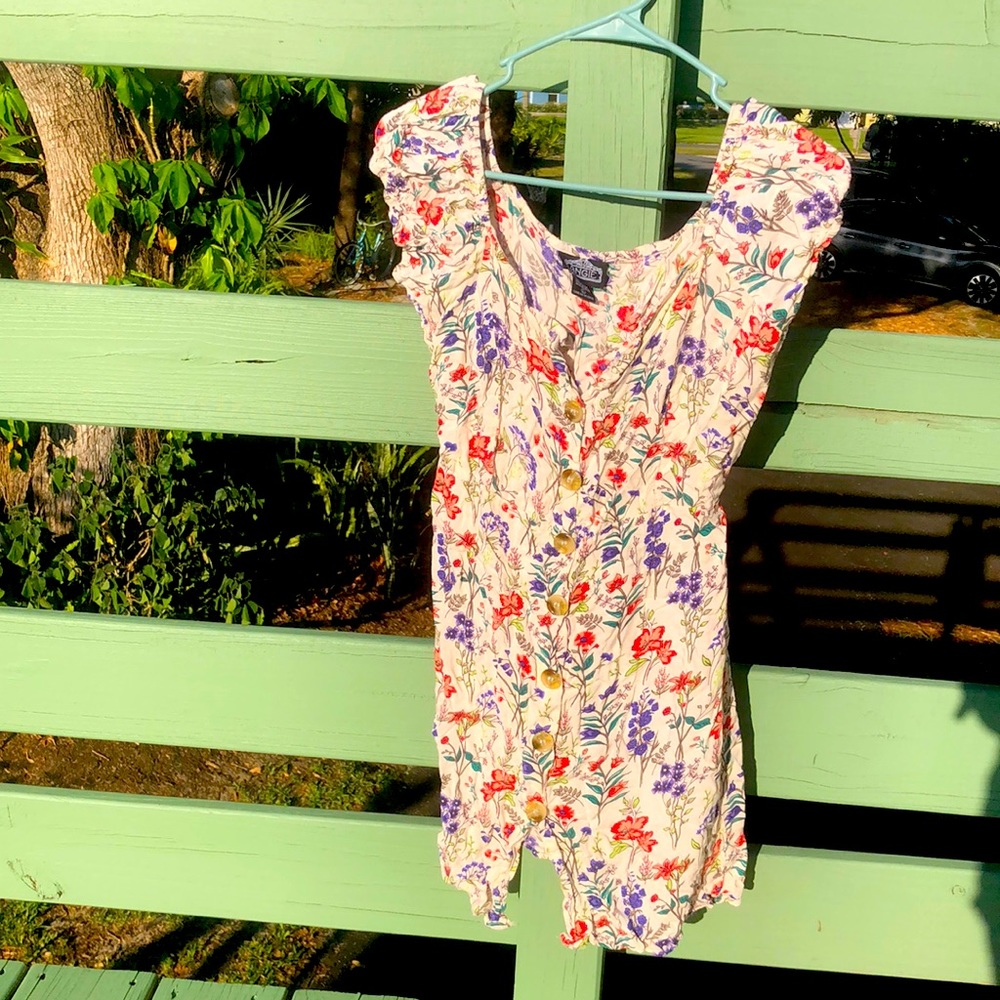 Angie floral dress